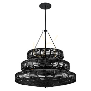 Candelabru OPHELIA - 13 surse de lumină - Negru QUINTIESSE small 3
