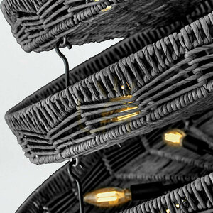 Candelabru OPHELIA - 13 surse de lumină - Negru QUINTIESSE small 5