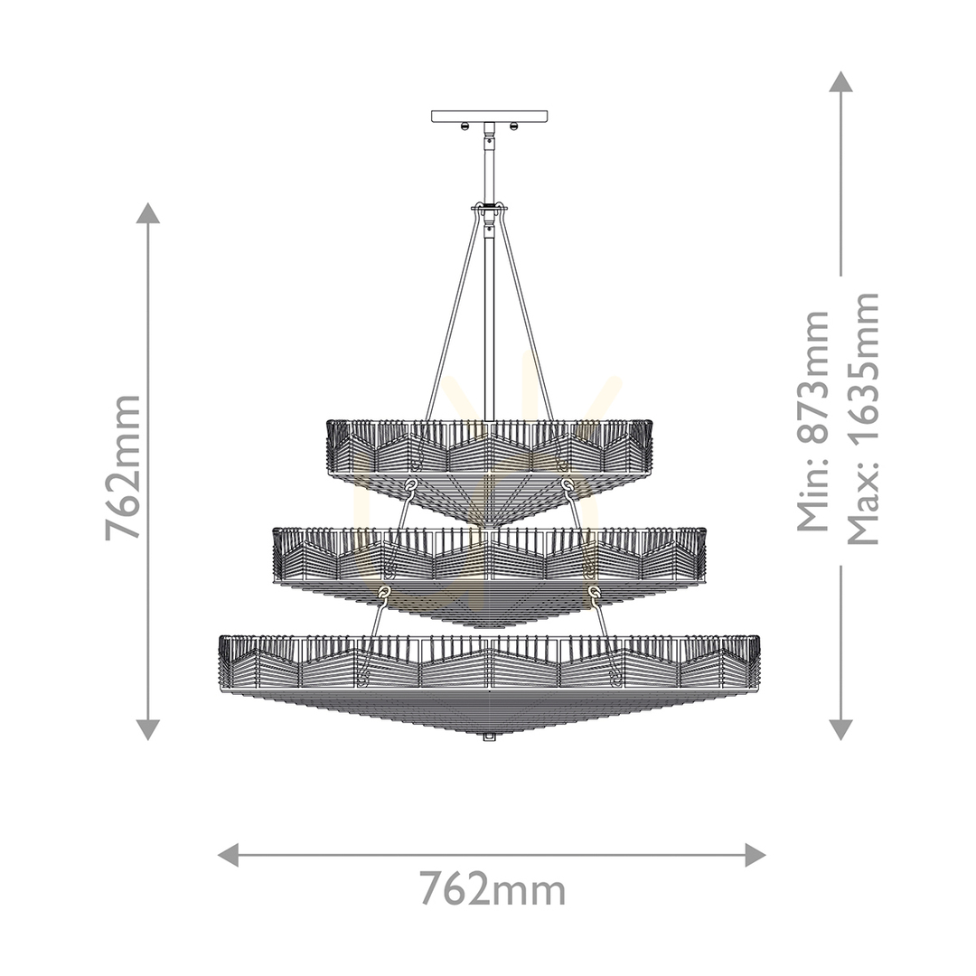 previzualizare Candelabru OPHELIA - 13 surse de lumină - Negru, bej caramel QUINTIESSE Candelabru OPHELIA - 13 surse de lumină - Negru, bej caramel QUINTIESSE