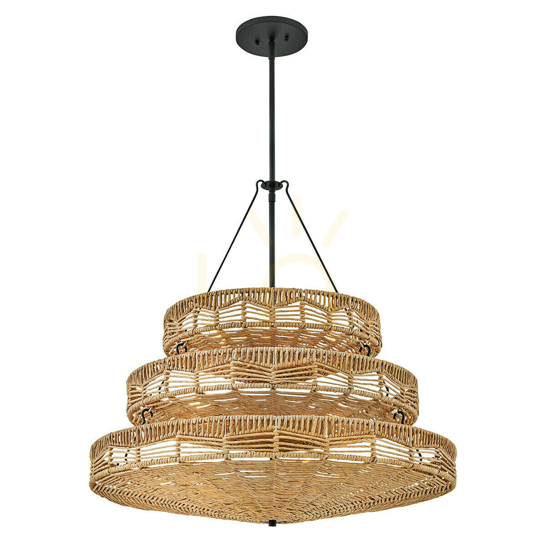 Afişa Candelabru OPHELIA - 13 surse de lumină - Negru, bej caramel QUINTIESSE Candelabru OPHELIA - 13 surse de lumină - Negru, bej caramel QUINTIESSE