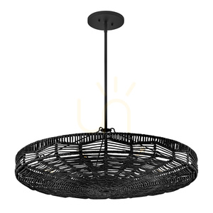 OPHELIA lampă suspendată - 6 surse de lumină - Negru QUINTIESSE small 3