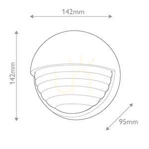 Lampă de perete LED mică PALAIS - alamă de epocă QUINTIESSE small 2