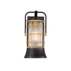 Lanternă mică de perete RIVAMAR - 1 sursă de lumină - maro și auriu QUINTIESSE 1 Lanternă mică de perete RIVAMAR - 1 sursă de lumină - maro și auriu QUINTIESSE small 1