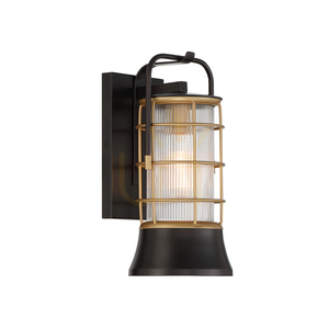 Lanternă mică de perete RIVAMAR - 1 sursă de lumină - maro și auriu QUINTIESSE 0 Lanternă mică de perete RIVAMAR - 1 sursă de lumină - maro și auriu QUINTIESSE small 0