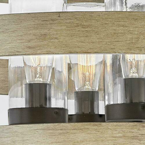 Verifica Candelabru RIVERWOOD - 4 surse de lumină - maro cald, cenușă caldă QUINTIESSE