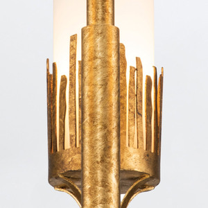 Candelabru Quintiesse Sawgrass 3×E14, foiță de aur cu patină, Ø50,8 cm small 3