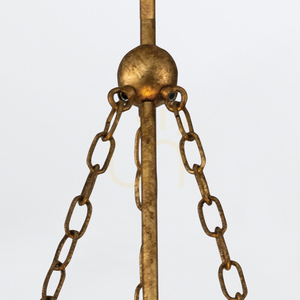 Lampă suspendată SAWGRASS - 3 surse de lumină - Petal gold QUINTIESSE 4 Lampă suspendată SAWGRASS - 3 surse de lumină - Petal gold QUINTIESSE small 4