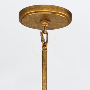 Candelabru SAWGRASS - 6 surse de lumină - Petal gold QUINTIESSE small 5