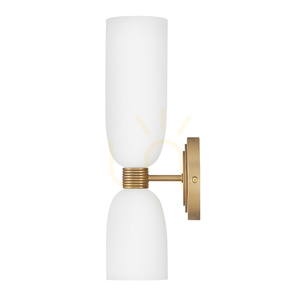 Aplică TALLULAH - 2 surse de lumină - Alamă lăcuită QUINTIESSE 4 Aplică TALLULAH - 2 surse de lumină - Alamă lăcuită QUINTIESSE small 4