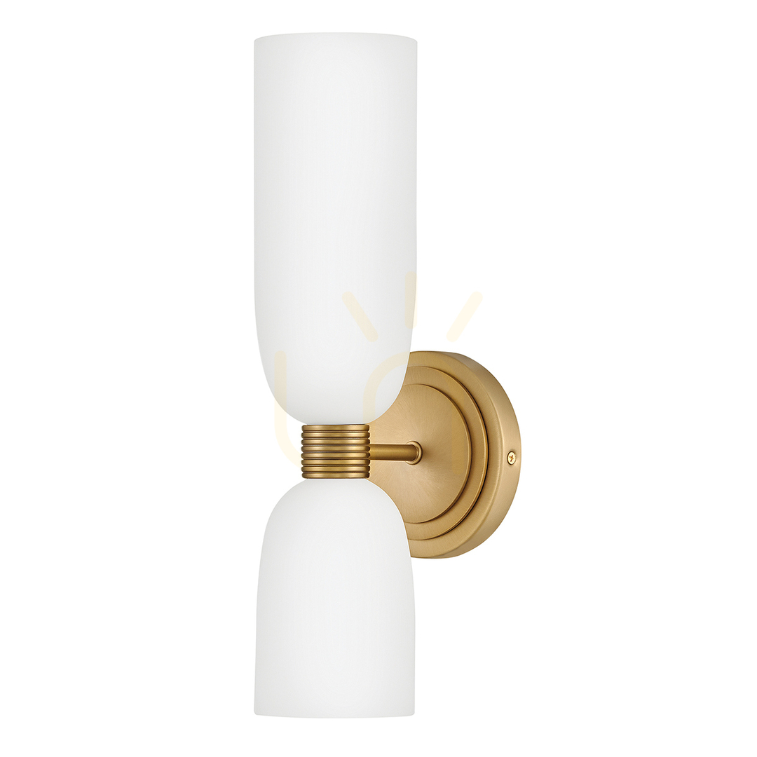 Afişa Aplică TALLULAH - 2 surse de lumină - Alamă lăcuită QUINTIESSE Aplică TALLULAH - 2 surse de lumină - Alamă lăcuită QUINTIESSE