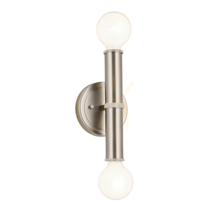 Lampă de perete TORCHE - 2 surse de lumină - Nichel periat QUINTIESSE small 0