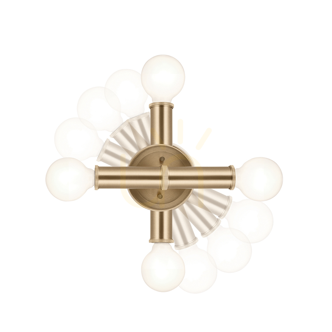 Verifica Lampă de perete TORCHE - 2 surse de lumină - Champagne brown QUINTIESSE Lampă de perete TORCHE - 2 surse de lumină - Champagne brown QUINTIESSE