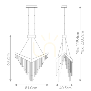 Candelabru VIVIEN - Aur periat QUINTIESSE small 2