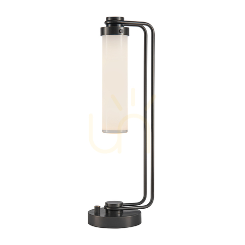 Verifica Lampă de masă WYNWOOD - 1 sursă de lumină - Urban brown QUINTIESSE