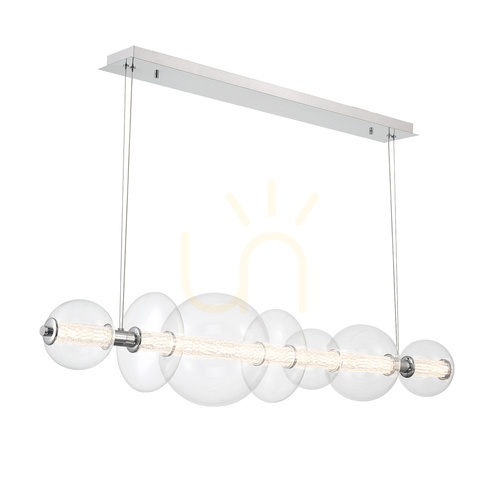 Verifica Lampă insulă ATOMO - 7 surse de lumină - Crom lustruit QUINTIESSE