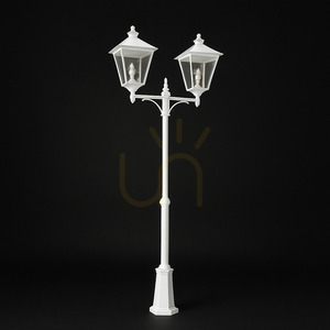 Lanternă de grădină LONDON IP54 2x E27 482WH Alb - premium NORLYS. small 1
