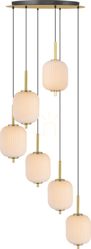 Verifica Lampă suspendată Zuma Line AKARI DU31288A/34W auriu 1xLED