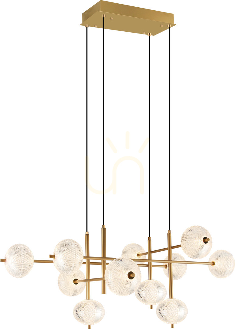 Verifica Lampă suspendată Zuma Line GALATEA DU31350/63W auriu 1xLED Lampă suspendată Zuma Line GALATEA DU31350/63W auriu 1xLED