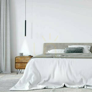 Pendul LED Zambelis negru mat, aluminiu, 3W, 2700K, IP20, 28 cm small 0