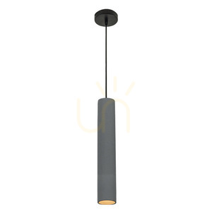 Pendul Zambelis beton negru mat GU10 1 bec 40 cm small 3