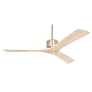 Pendul ventilator Zambelis crom mat lemn natural 132 cm ip20 small 0