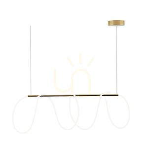 Suspensie LED Zambelis 60W 3000K Aur Mat small 1