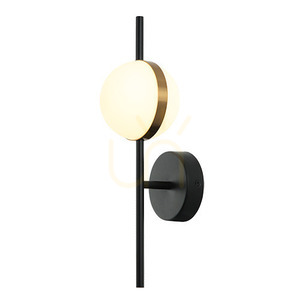Aplică LED Zambelis 2003 negru-auriu mat 8 W 3000 K small 1