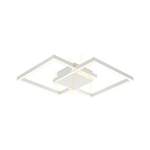 Verifica Plafonieră LED dimabilă Zambelis 25W 3000K alb sandy aluminiu acrilic