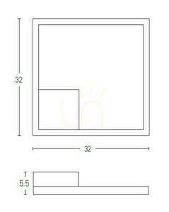 Aplică LED Zambelis 2030, 15 W, 3000 K, TRIAC, alb nisipiu small 2