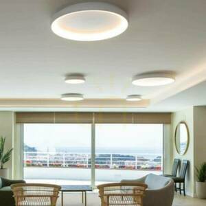 Plafonieră LED Zambelis alb opal 50W 3000K dimabilă Ø60 cm aluminiu acrilic small 0