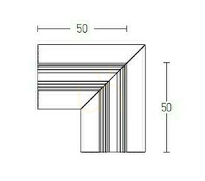 Conector de colț vertical 90° Zambelis 2083B-C1 pentru șină magnetică 48 V trimless, negru nisipiu small 1