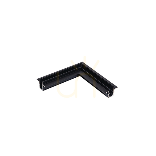 Verifica Conector de colț fără garnitură orizontal negru ZAMBELIS