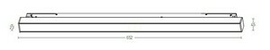 Spot pe sina LED Zambelis negru 20W 3000K aluminiu IP20 small 1