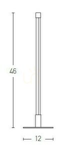 Lampă de masă LED 8W 3000k Aluminiu negru ZAMBELIS small 2