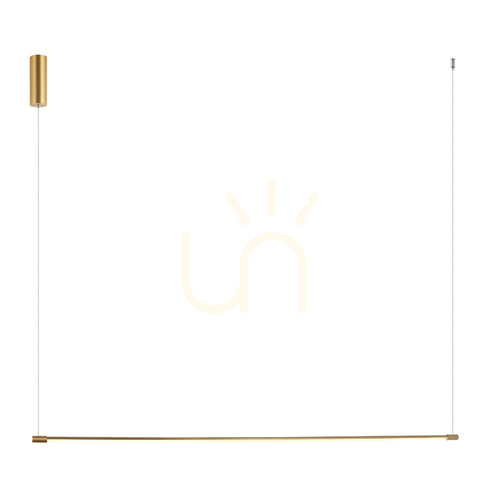 Verifica Lampă suspendată LED Zambelis 20W 3000K aur mat aluminiu