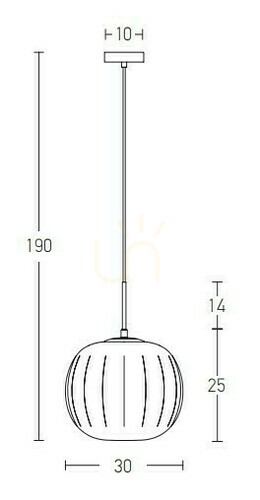 Verifica Pendant Zambelis aur mat sticlă opală E27 Ø30 cm 1 bec
