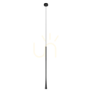 Lampă suspendată LED Zambelis 7W 3000K negru aluminiu small 1