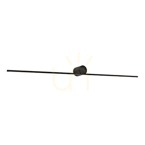 Aplică LED Zambelis neagră din aluminiu 13 W 3000 K IP44 90 cm small 1