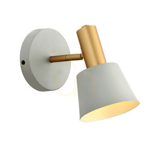 Lampă de perete Zambelis E14 alb mat auriu mat metal IP20 25W 18 cm 1 Lampă de perete Zambelis E14 alb mat auriu mat metal IP20 25W 18 cm small 1