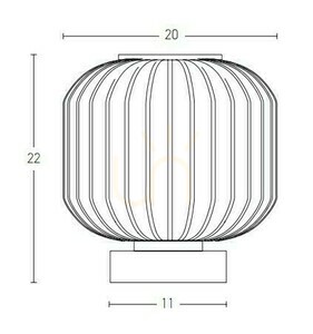 Lampă de masă E27 MAX 40W sticlă alamă ON OFF Switch ZAMBELIS small 2