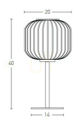 Verifica Lampă de masă E27 MAX 40W Material sticlă alb și alamă Comutator ON OFF ZAMBELIS
