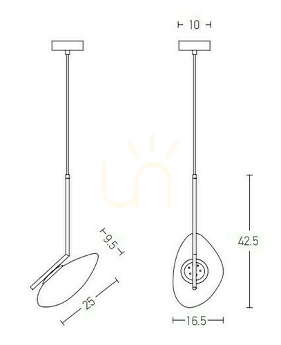Verifica Pendul LED Zambelis 5W 3000K aur mat sticlă opală albă