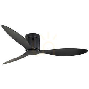 Plafonieră ventilator Zambelis negru mat 137 cm 40W Tuya WiFi small 1