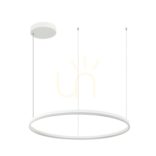 Verifica 84W LED lumina pandantiv 84W 3000k aluminiu și acril Dimmable în jos lumina alb ZAMBELIS
