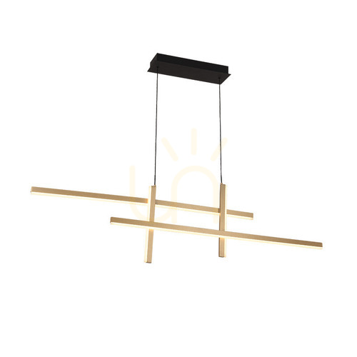 Verifica Pendul LED Zambelis 41W 3000K aur mat aluminiu 119 cm