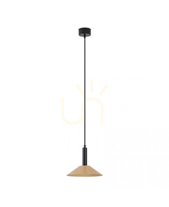 Pendul LED Zambelis 22182, negru și auriu, 7 W, 3000 K, Ø22,5 cm small 3