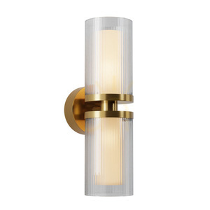 Aplica perete LED Zambelis 12W 3000K aur mat metal-sticlă opală dimmabilă small 1