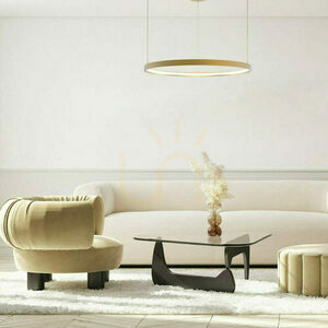 Pendul LED Zambelis 28W 3000K dimabil aur mat 60 cm aluminiu small 0