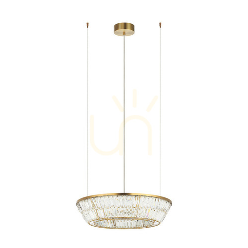 Verifica Lampa suspendată LED Zambelis alamă antică 38W 3000K 60 cm cristal