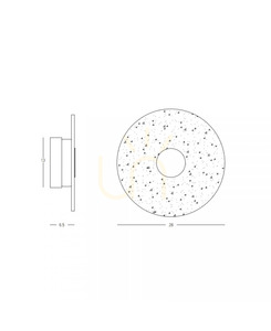 Aplică LED Zambelis 23077, negru mat, sticlă transparentă, 28 cm, 8 W 3000 K small 3